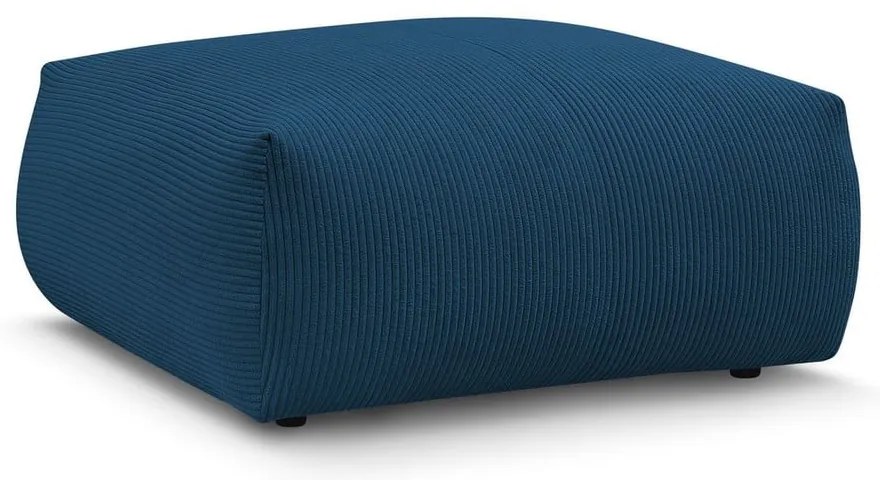 Tmavomodrá menčestrová podnožka Voltaire – Bobochic Paris