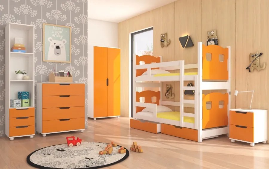 Detská zostava nábytku Aberdeen oranžová