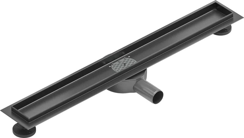 Mexen Flat 360°, telo žľabu 60 cm, brúsený grafit, 1E40060