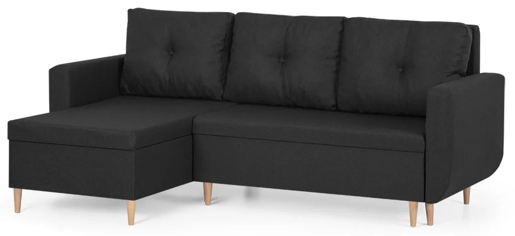 Rohová pohovka s funkciou spania DORIS Grafit