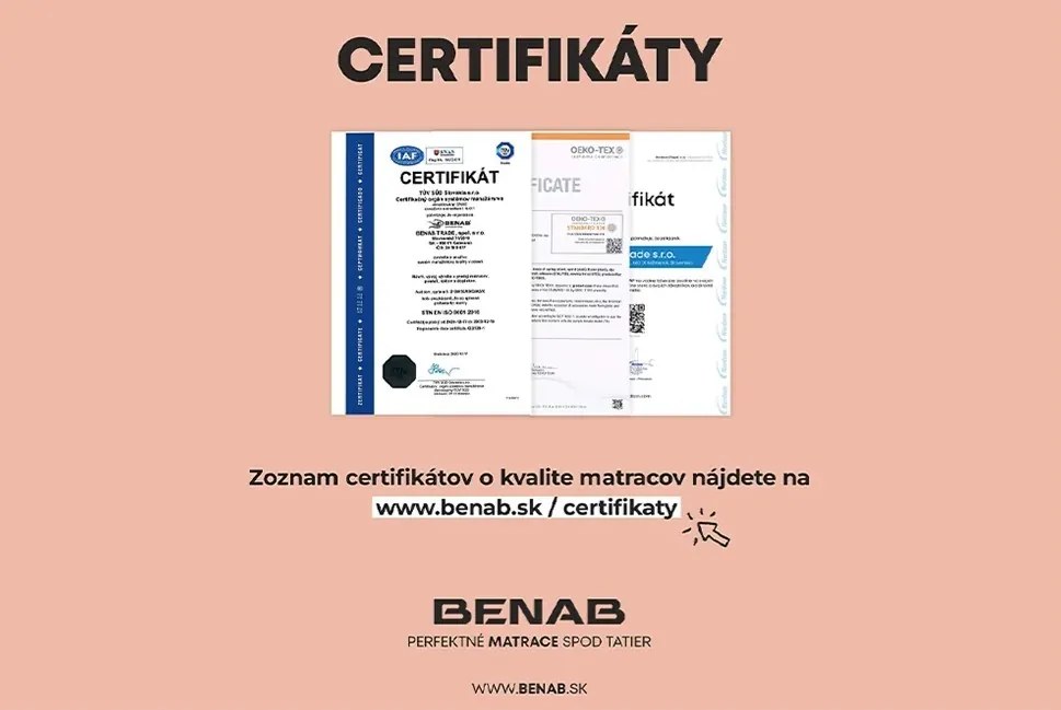 Benab Matrac ZERO HARD 195x85 cm