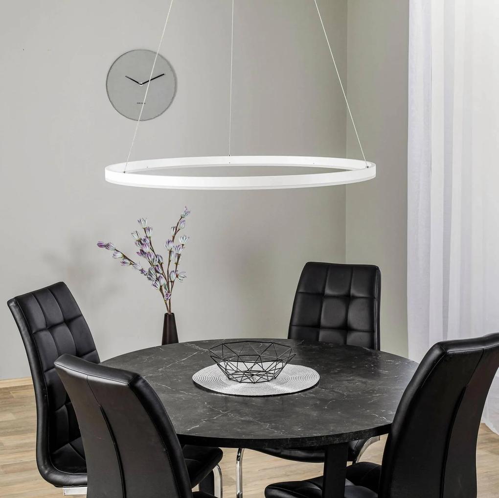 Arcchio Albiona závesné LED svietidlo, biela 80 cm