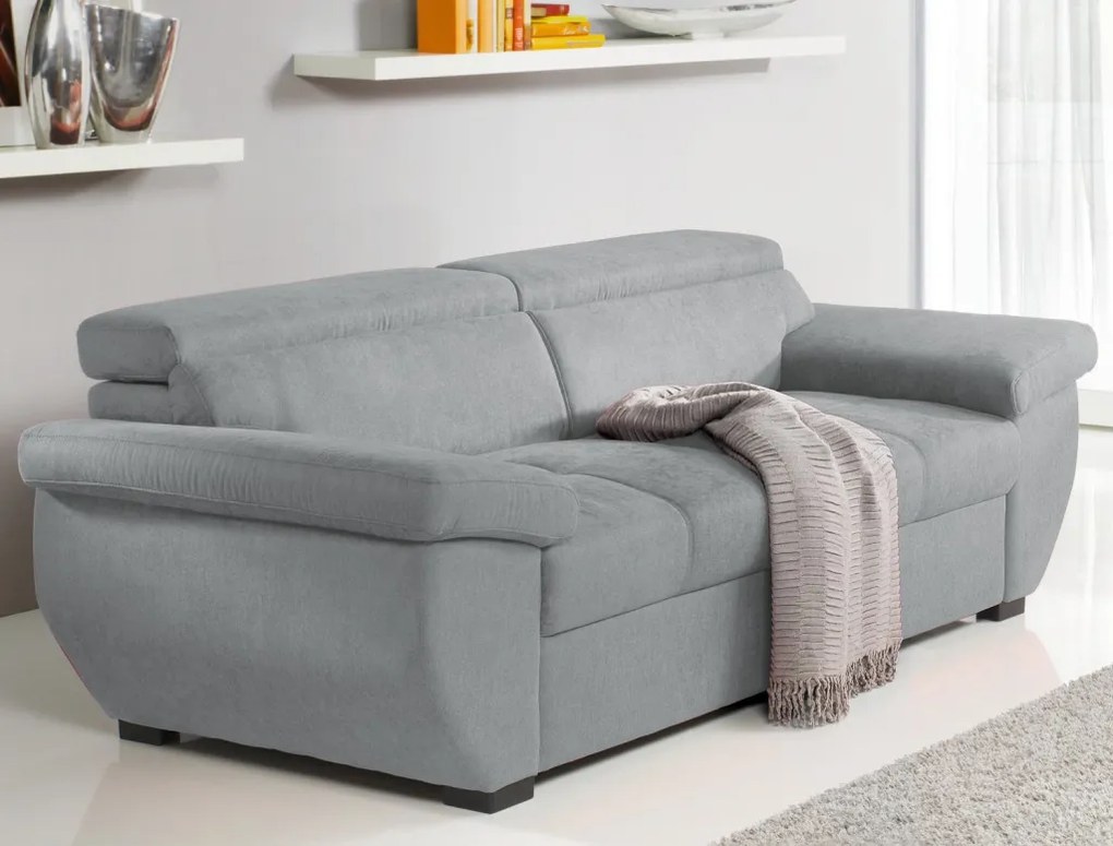 Trojsedák Speedway, svetlo šedá látka