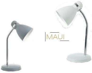 ACA DECOR Retro stolná lampa Maui, šedá farba
