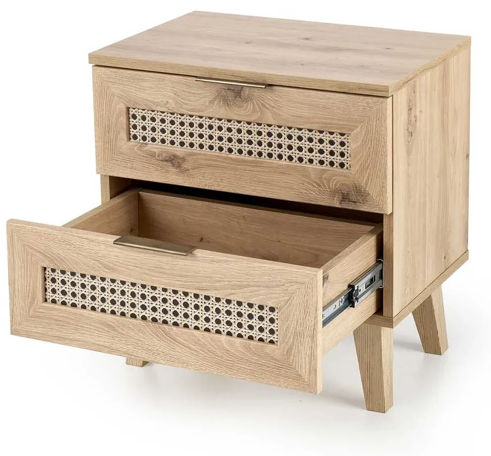 Nočný stolík Rustico, dub artisan