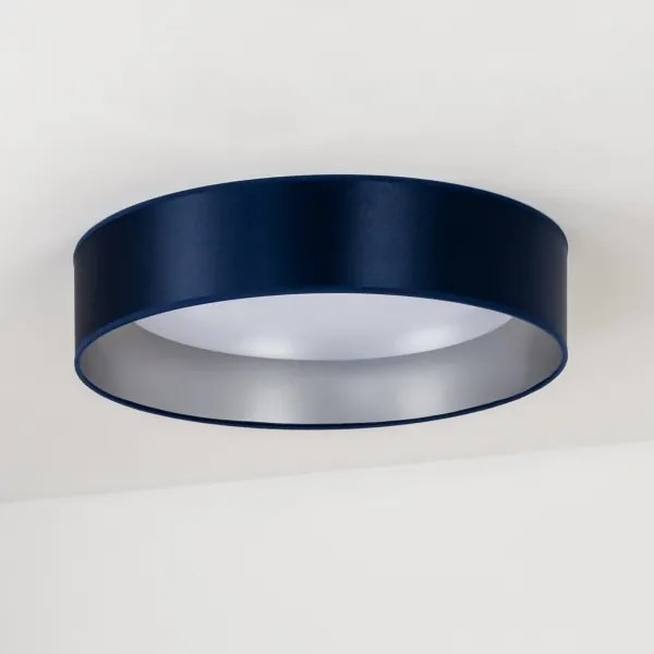 Duolla - LED Stropné svietidlo ROLLER LED/24W/230V pr. 45 cm modrá/strieborná