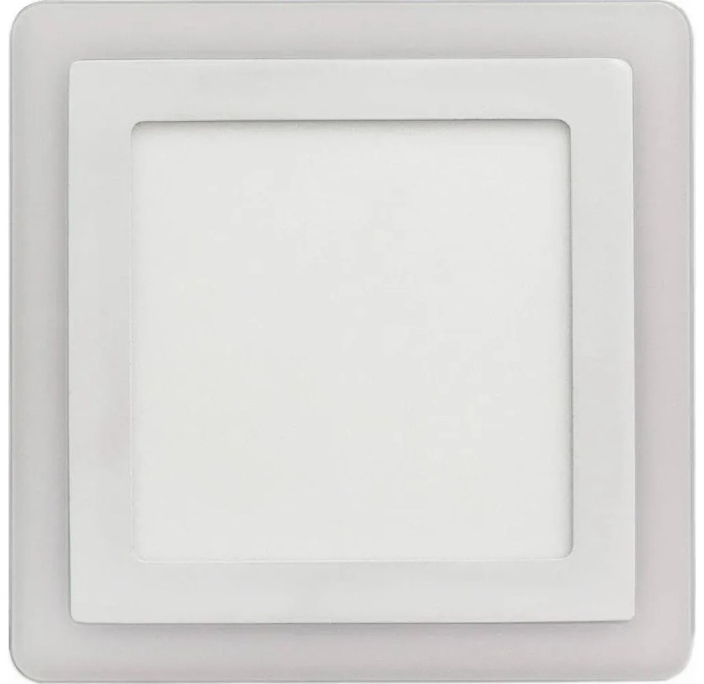 APLED -LED Kúpeľ. podhľadové svietidlo SQUARE DUO LED/16W/230V 19,5x19,5 cm biela