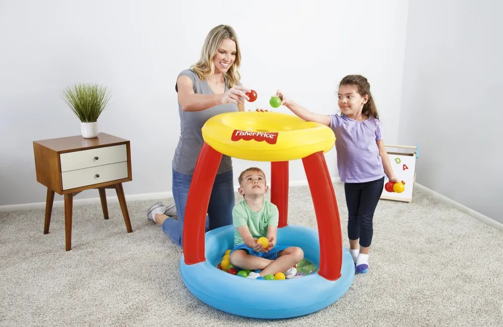 Bestway Nafukovací detský bazén so strechou 89 cm x 89 cm x 84 cm - Bestway 93541