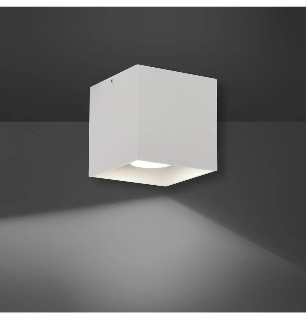 Stropné svietidlo Cube, 1x kovové tienidlo (výber z 3 farieb)