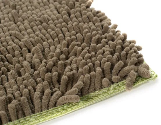 Kúpeľňový koberček CHENILLE zelený CR-347 1PC