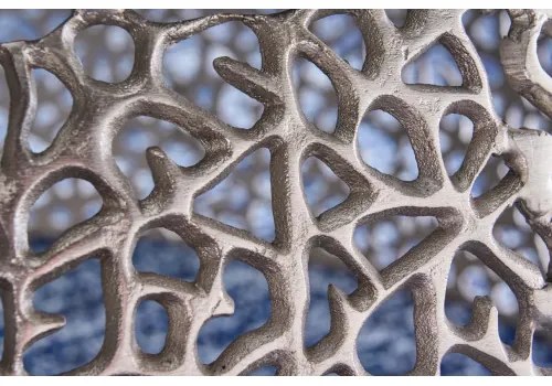 Konferenčný stôl Leaf 43229 Ø75cm Aluminium Silver - Komfort-nábytok