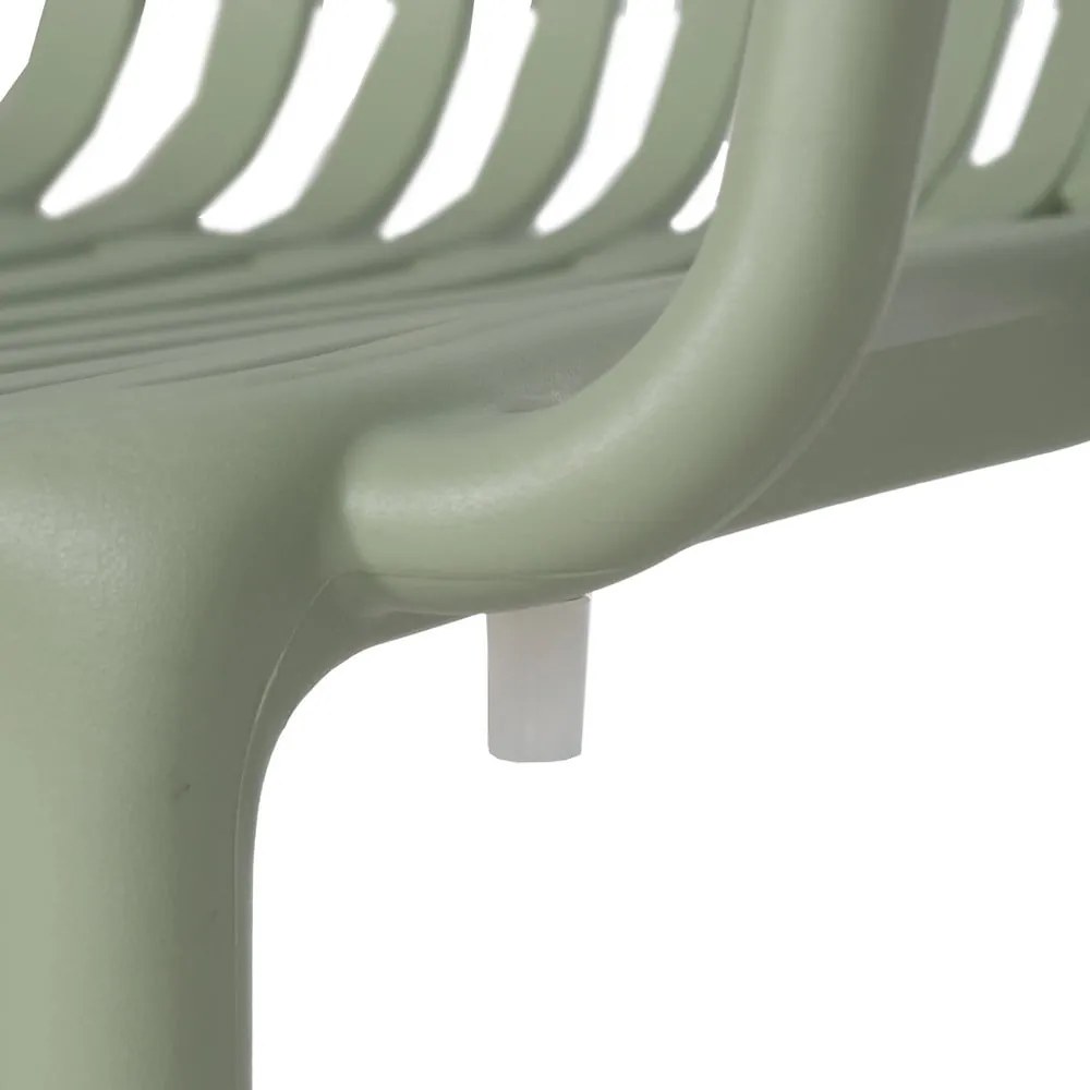 Zelená plastová jedálenská stolička Alia – Ixia