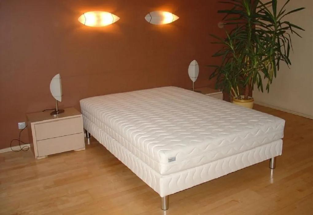 Čalúnená posteľ LUX + matrac Comfort 14 + rošt 140 x 200 cm