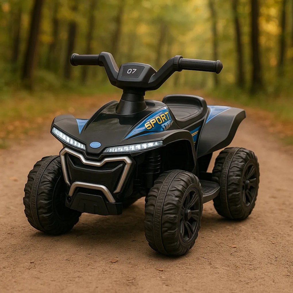 Elektrické autíčko QUAD Kids E-ATV čierne