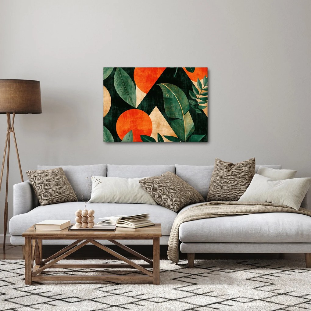 Obraz - Geometrické prírodné motívy II. (70x50 cm)