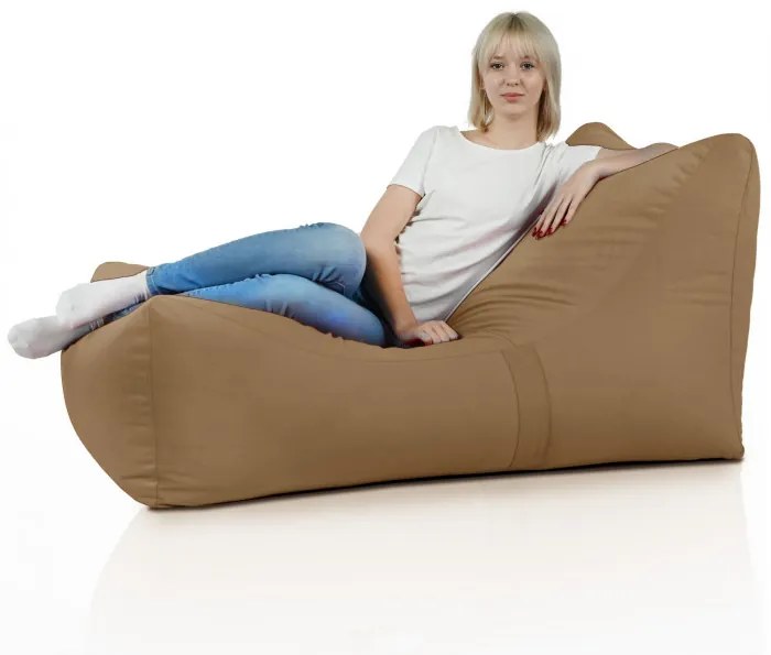 Sedací vak Atény Plyš Farba: Béžový