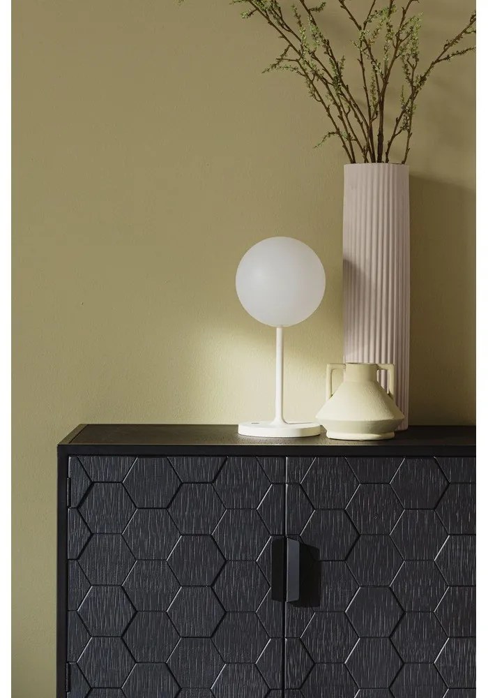 Krémová stmievateľná stolová lampa (výška 33 cm) Hub – White Label