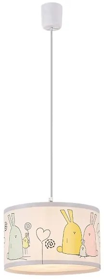 Rabalux 72166 - Detský luster na lanku FLAPPY 1xE27/40W/230V