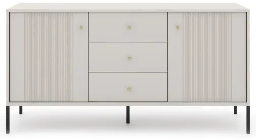 Komoda LUE béžová/čierna