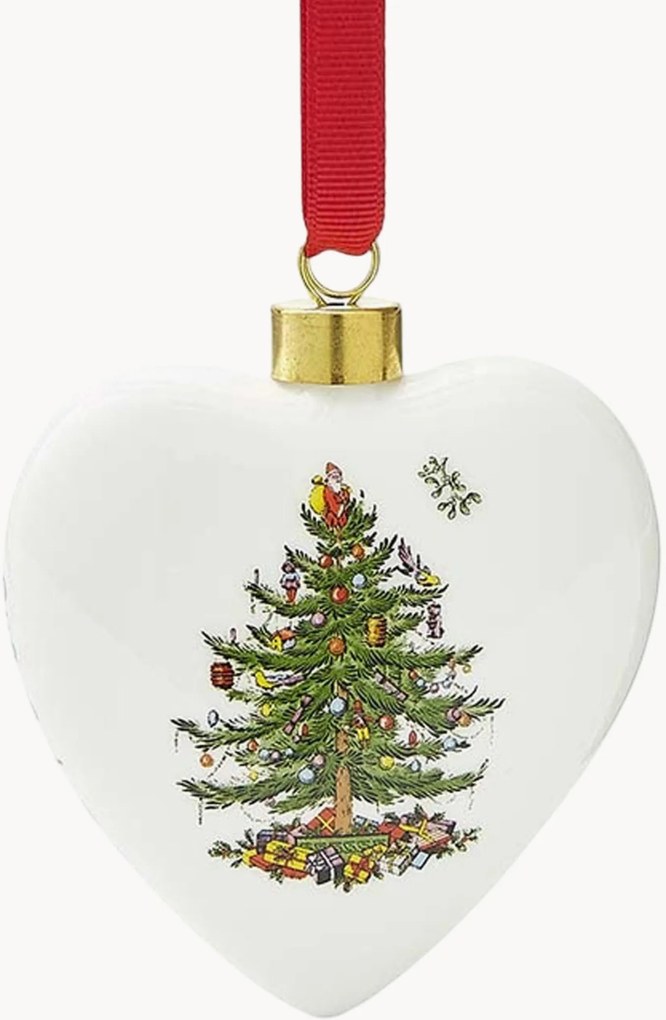 Vianočná ozdoba Tree Puffed Heart