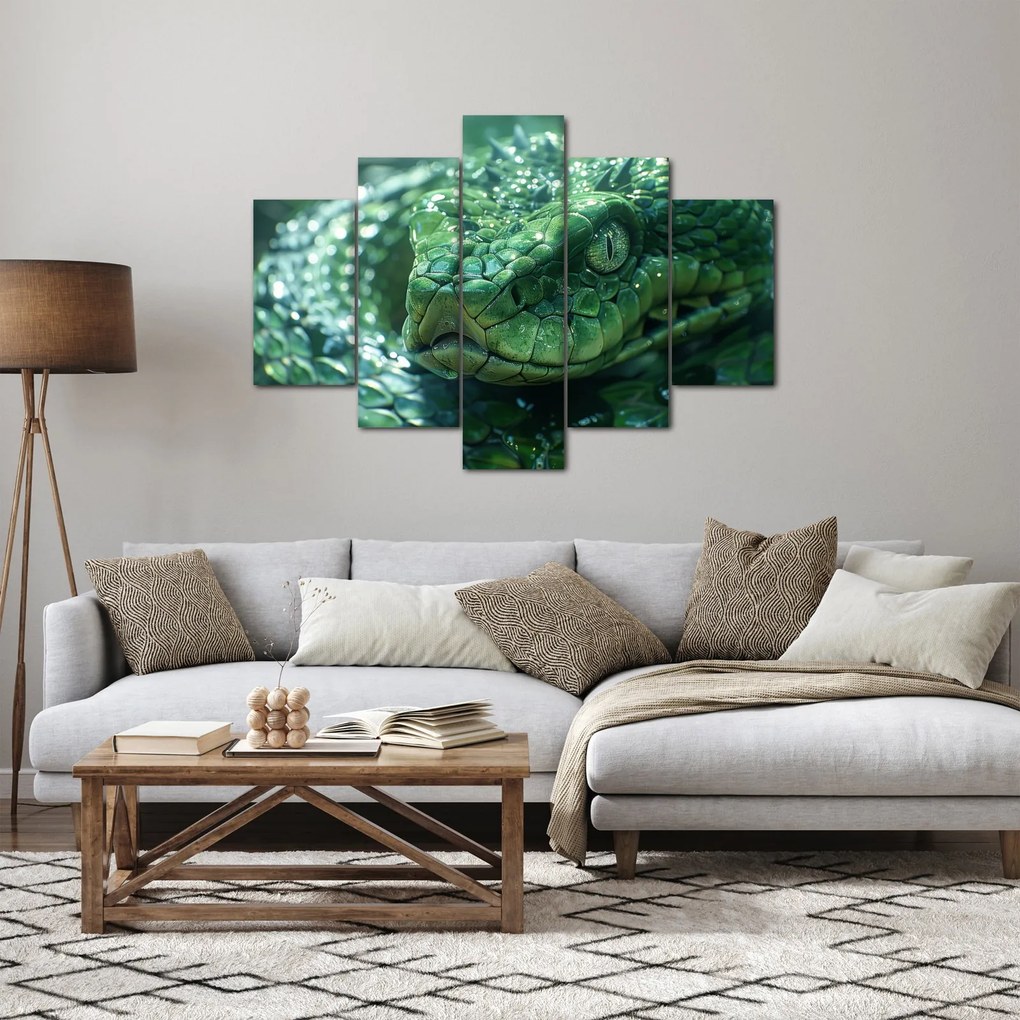 Obraz - Portrét hada (150x105 cm)