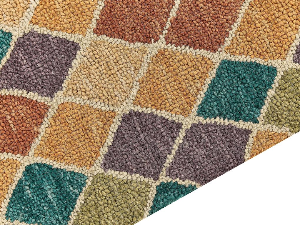 Vlnený koberec 80 x 150 cm viacfarebný KESKIN Beliani