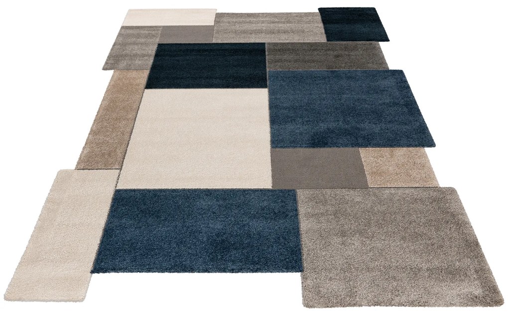 Obsession, Kusový koberec My Frisco 285 Blue, 160x230, modrá, obývacia izba