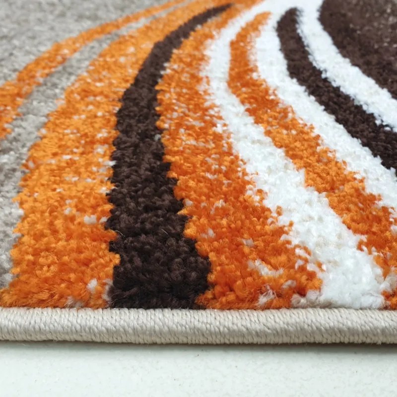 Kusový koberec Enigma New 307-78 orange, 160x230, oranžová, kancelária, Spoltex