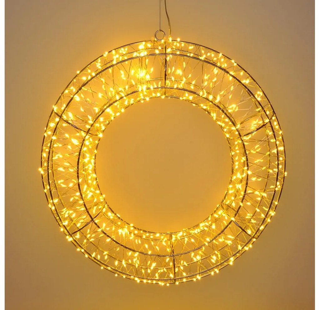 Brilagi - LED Vonkajší vianočný veniec 480xLED/230V IP44