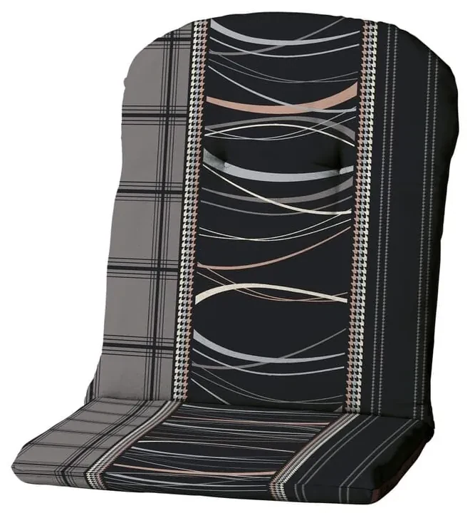 Poduška na záhradné kreslo MADISON LINES GREY 96x45 cm sivá