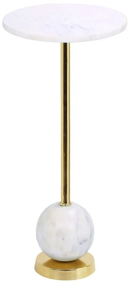 Kovový okrúhly odkladací stolík ø 25 cm Salo – House Nordic