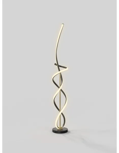 Wofi 3134-104 - LED Stmievateľná stojacia lampa INDIGO LED/31W/230V čierna/zlatá