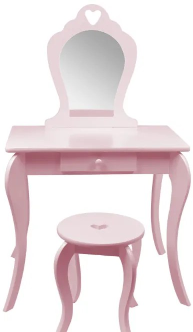 TRENDIE Detský toaletný stolík Lilly ružový
