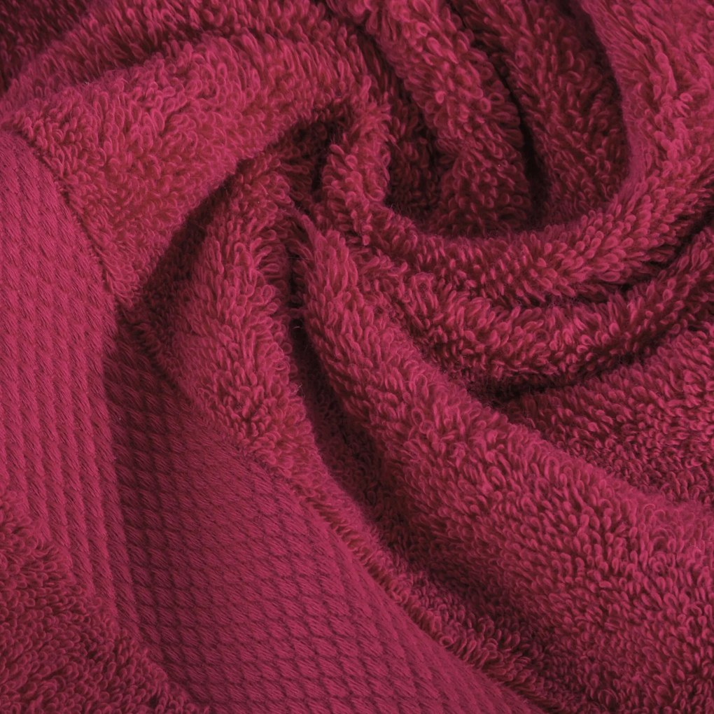 BAVLNENÝ UTERÁK LORITA SADA 3KS 70X140 CM AMARANT