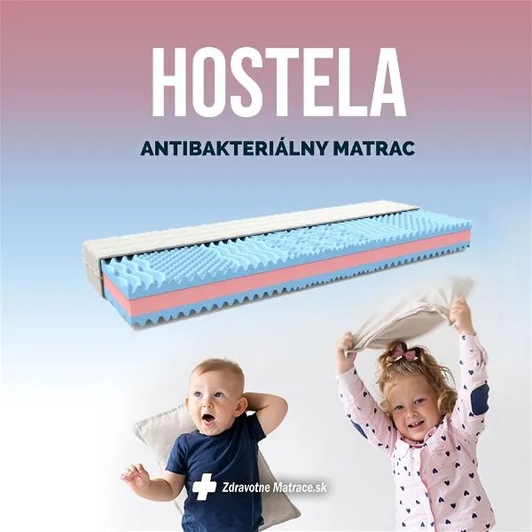 MPO HOSTELA antibakteriálny matrac 90x190 cm Poťah Aloe Vera