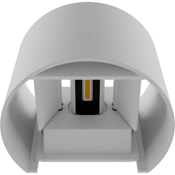 APLED - LED Vonkajšie nástenné svietidlo OVAL 2xLED/3W/230V IP65