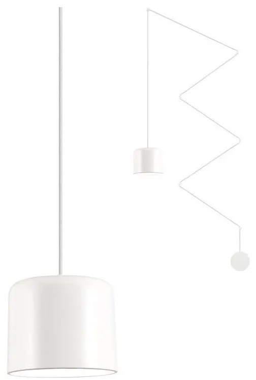 Redo 01-1821 - Luster na lanku DODO 1xE27/15W/230V pavúk biela