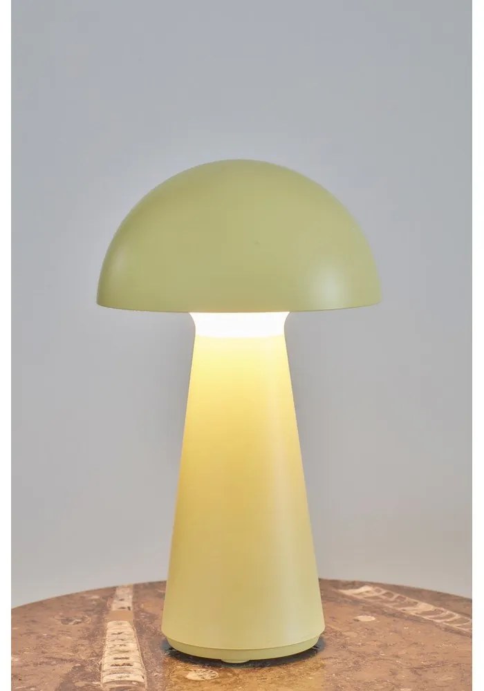 Žltá LED stolová lampa na diaľkové ovládanie (výška 28 cm) Sam – Sirius