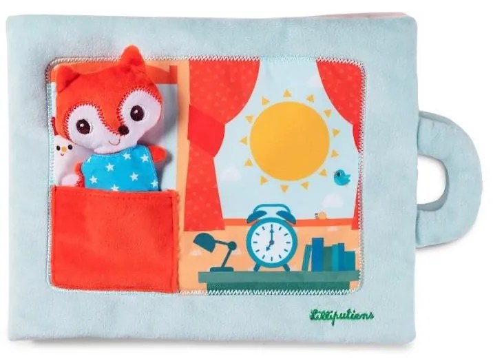 Lilliputiens - Textilná knižka Dobré ráno líška Alice