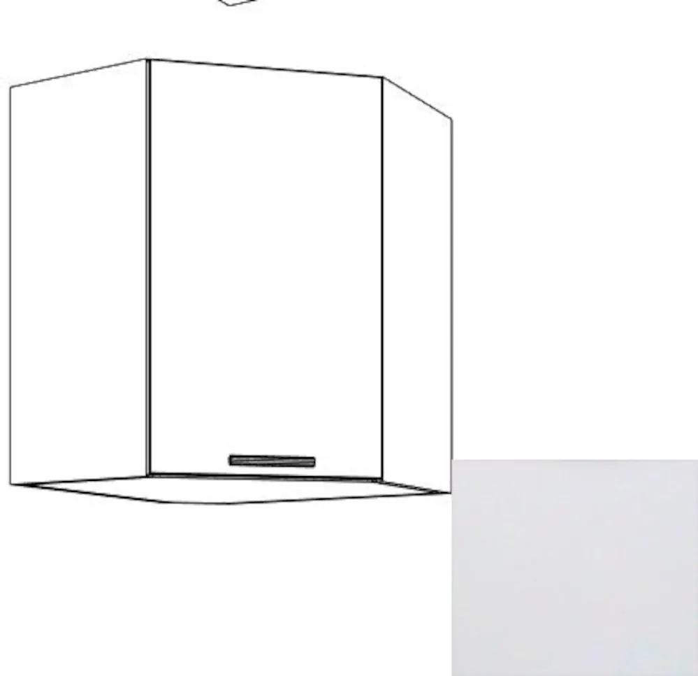 Kuchynská skrinka rohová horná Naturel Gia 60 cm biela mat WC606072BM