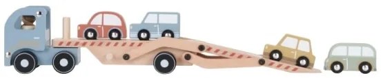 Little Dutch - Drevené nákladné auto s autíčkami