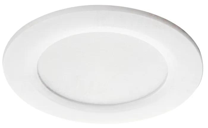 KANLUX Stropné bodové vstavané LED osvetlenie RERIKO, 4,5W, teplá biela, 83mm, okrúhle, IP44, biele