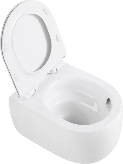 BPS-koupelny Závesná WC misa so SoftClose sedadlom HYD-6775, biela