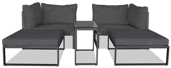 Autronic BONTEC Záhradná zostava, kov, látka, sivá, AZ-L1761 GREY Farba: Šedá
