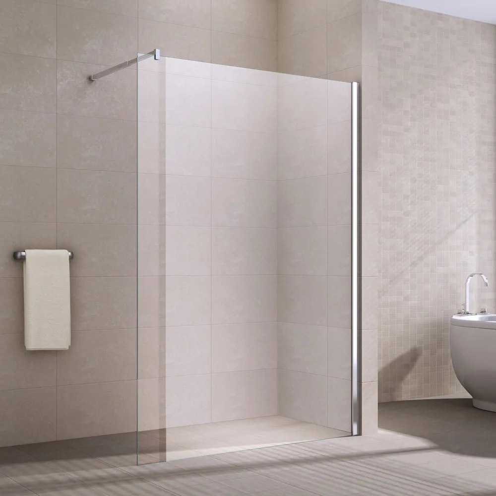 Walk-in sprchová stena 90, 200cm, 8mm