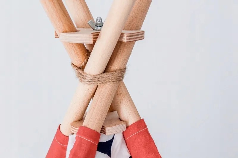 Stabilizátor s LED lampičkou do detských TEEPEE (TÍPÍ)