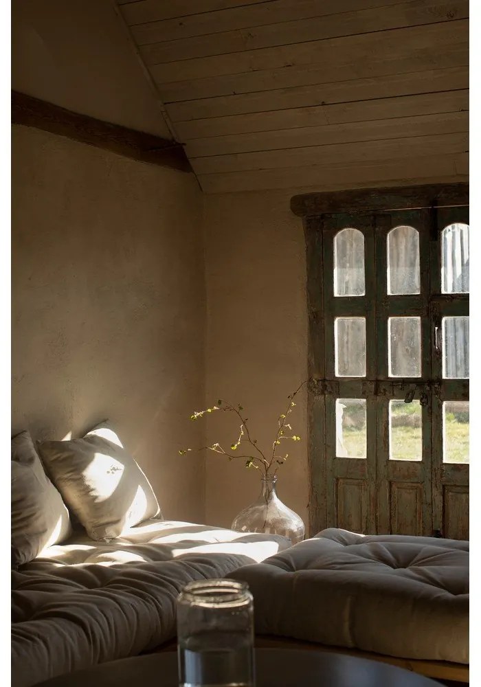 Pohovka so sivým poťahom Karup Design Senza Natural/Grey