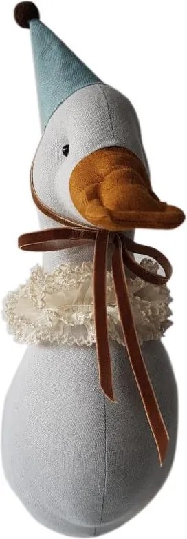 Dekorácia do detskej izby kačica - šedá + tyrkysová