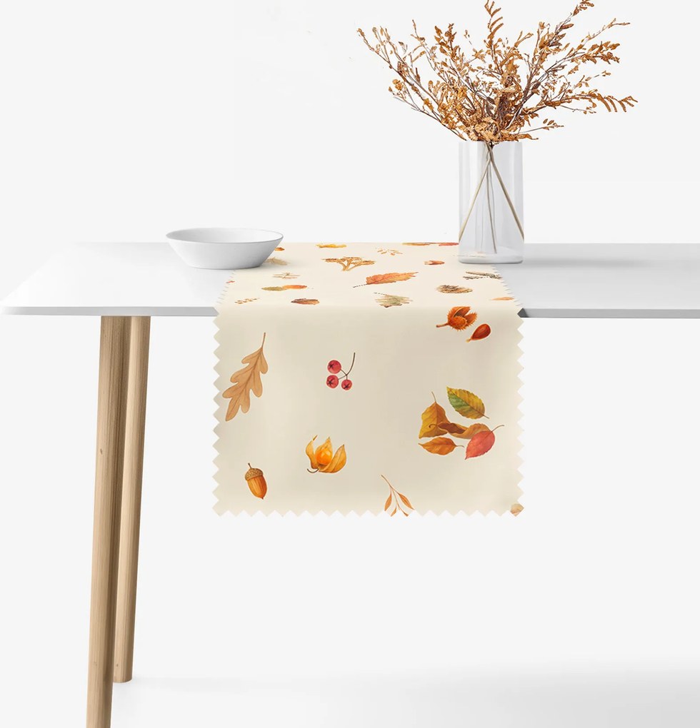 Goldea behúň na stôl teflónový - jesenná príroda 50x120 cm