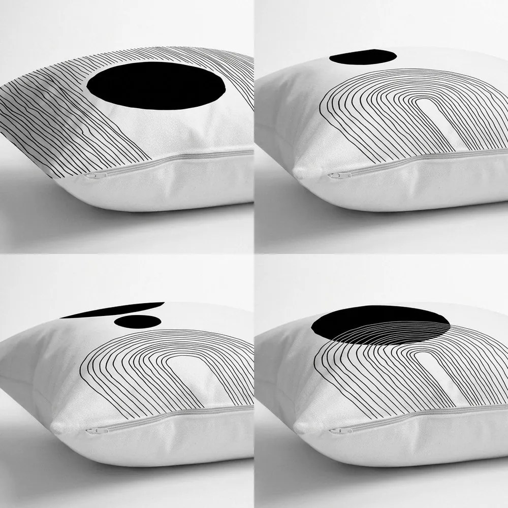 Obliečky na vankúše v súprave 4 ks 43x43 cm Simple Arch – Minimalist Cushion Covers